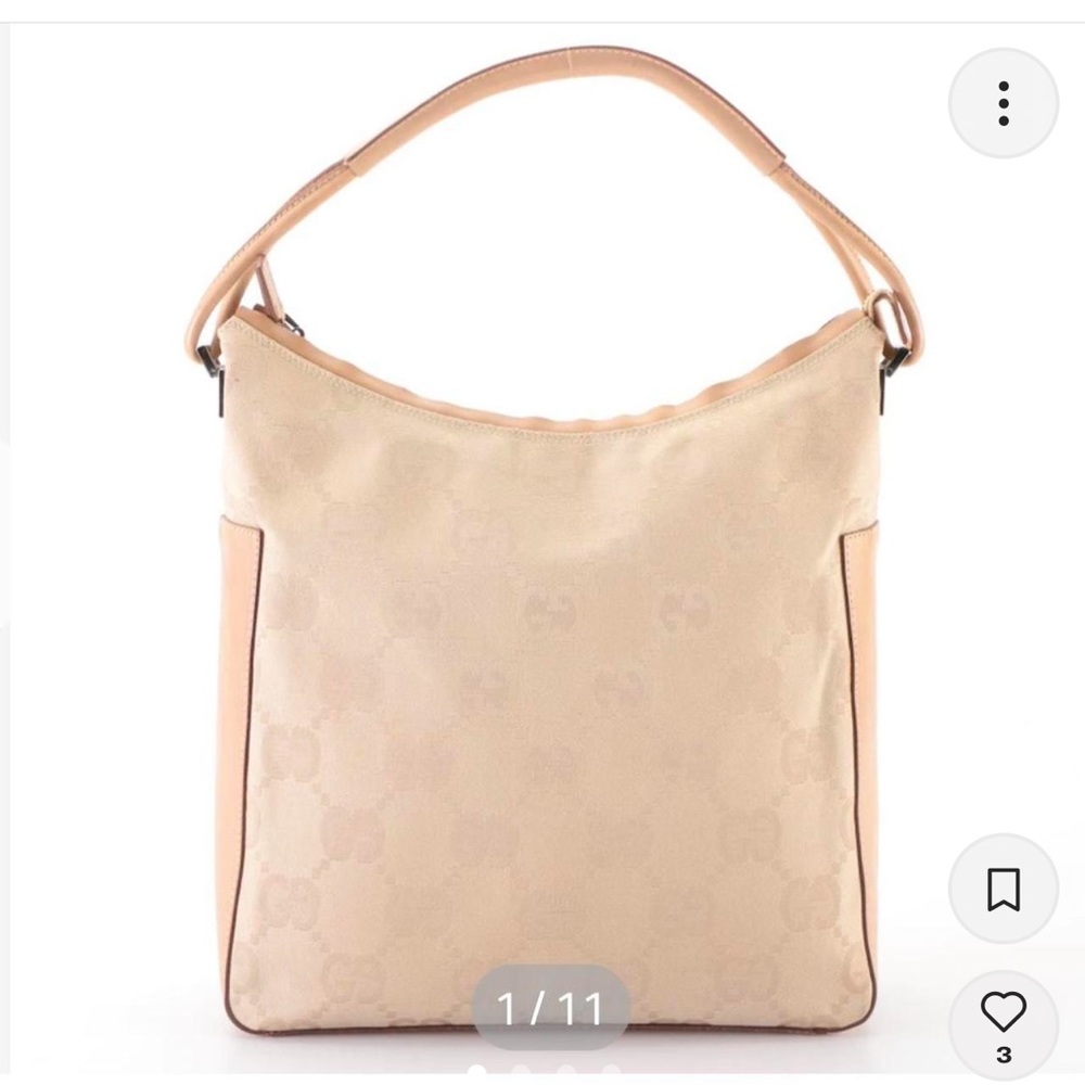 GUCCI MONOGRAM TOTE BAG - Picture 4 of 7